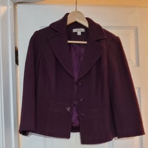 Caslon Women's blazer purple size 4